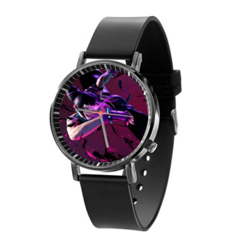 Juri Street Fighter 6 Black Quartz Watch Unisex With Premium Gift Box
