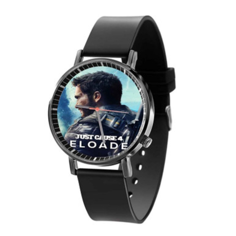 Just Cause 4 Reloaded Black Quartz Watch Unisex With Premium Gift Box