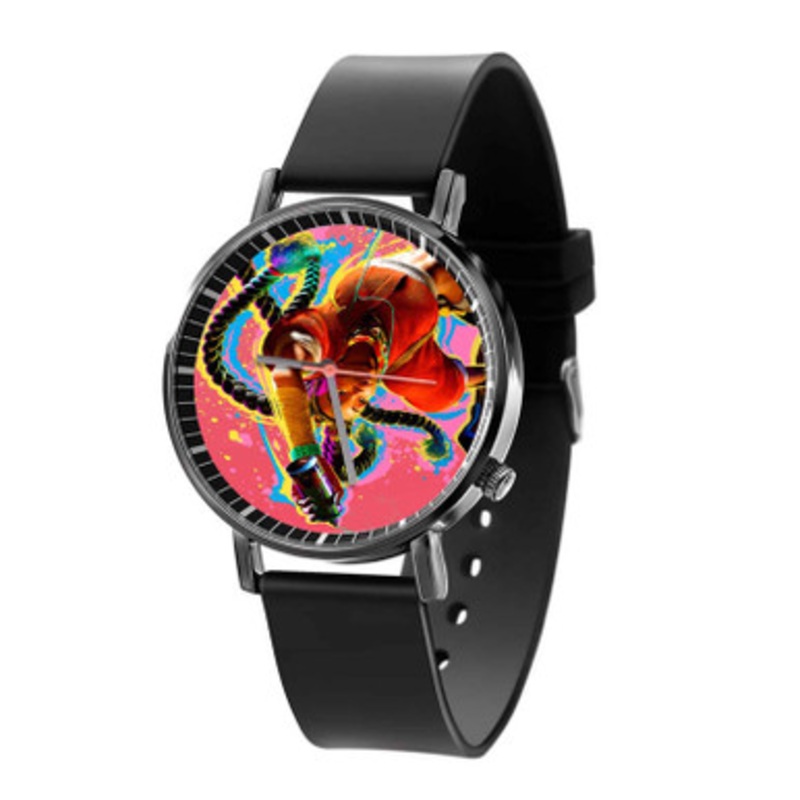 Kimberly Street Fighter 6 Black Quartz Watch Unisex With Premium Gift Box