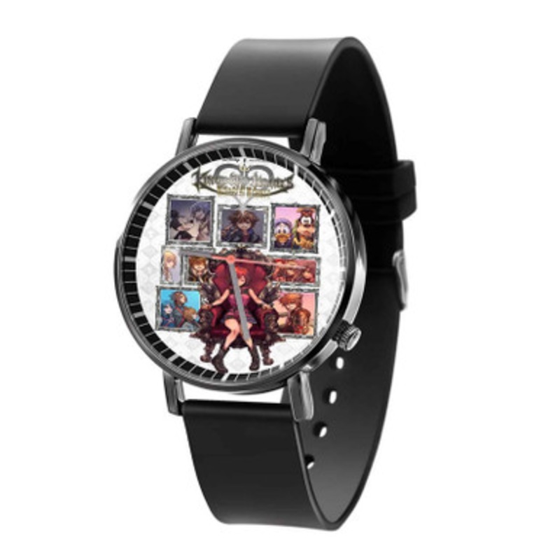 KINGDOM HEARTS Melody of Memory Black Quartz Watch Unisex With Premium Gift Box