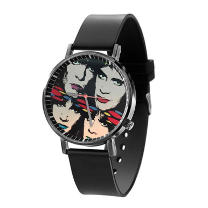 Kiss Asylum 1985 Black Quartz Watch Unisex With Premium Gift Box
