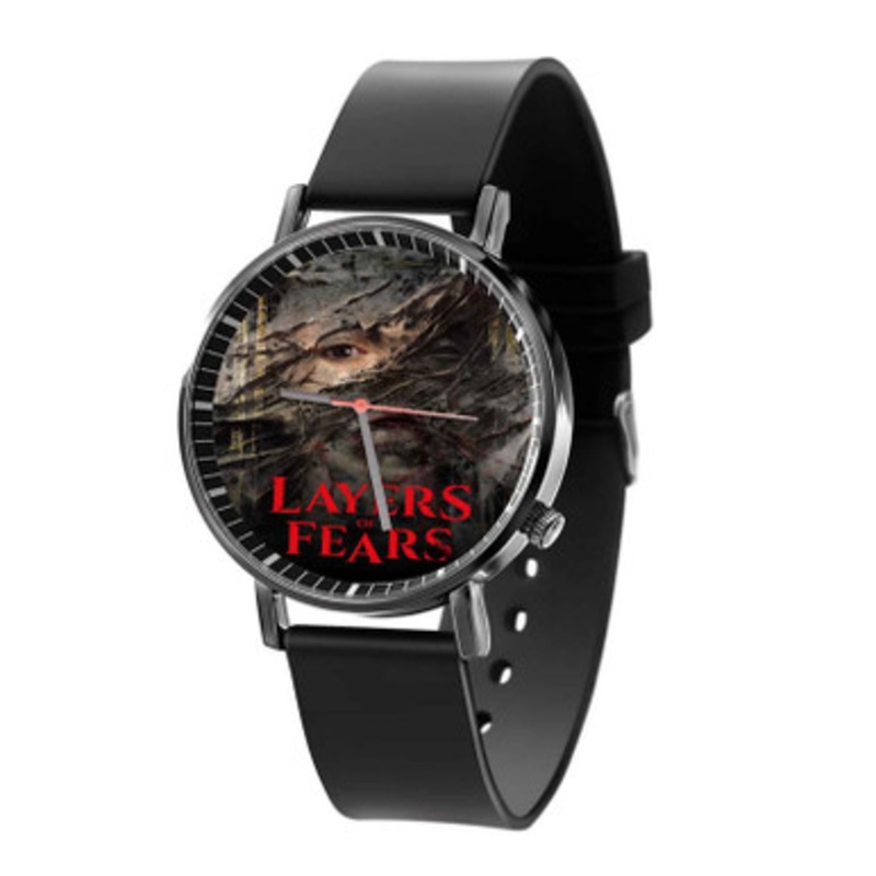 Layers of Fears Black Quartz Watch Unisex With Premium Gift Box