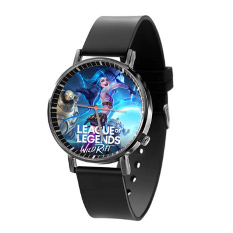 League of Legends Wild Rift Black Quartz Watch Unisex With Premium Gift Box