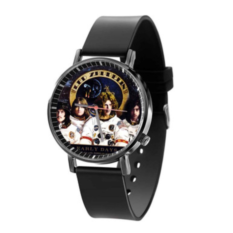 Led Zeppelin Early Days The Best of Led Zeppelin Volume One Black Quartz Watch Unisex With Premium Gift Box