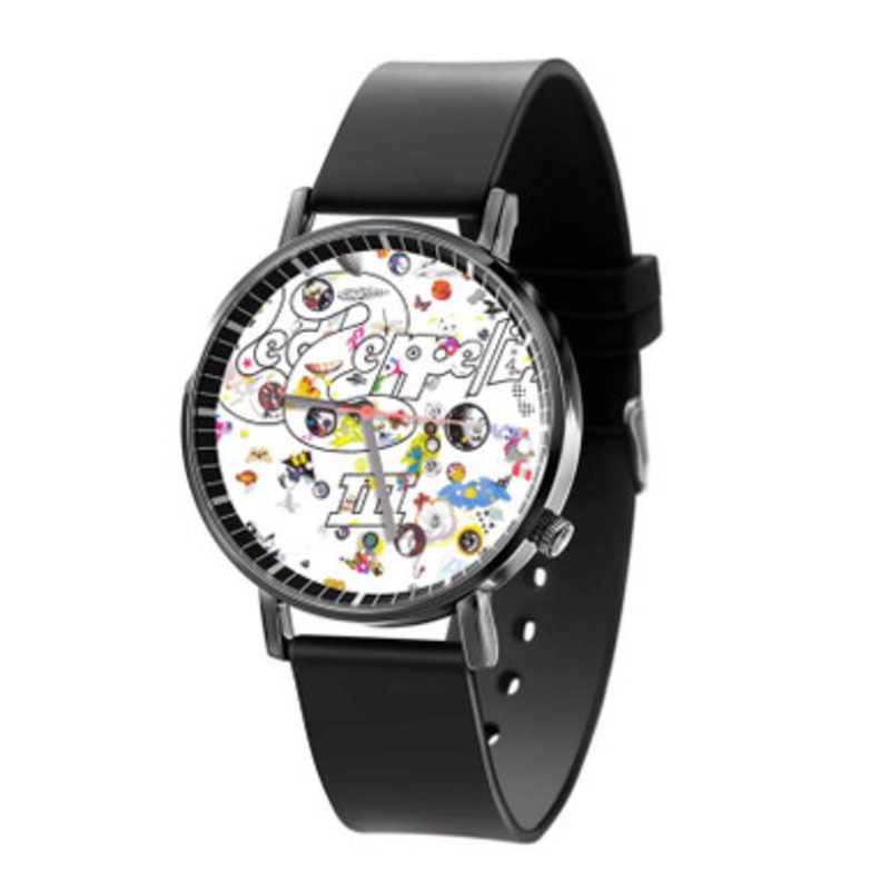 Led Zeppelin III 1970 Black Quartz Watch Unisex With Premium Gift Box
