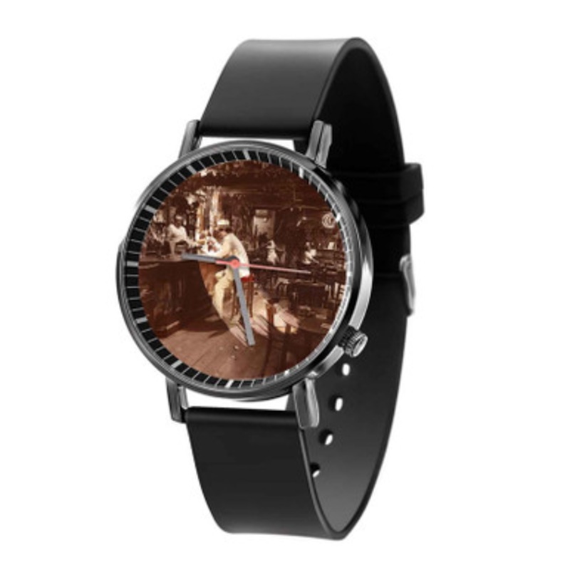 Led Zeppelin In Through the Out Door 1979 Black Quartz Watch Unisex With Premium Gift Box