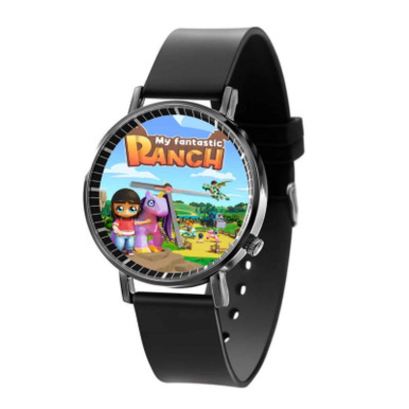 My Fantastic Ranch Black Quartz Watch Unisex With Premium Gift Box