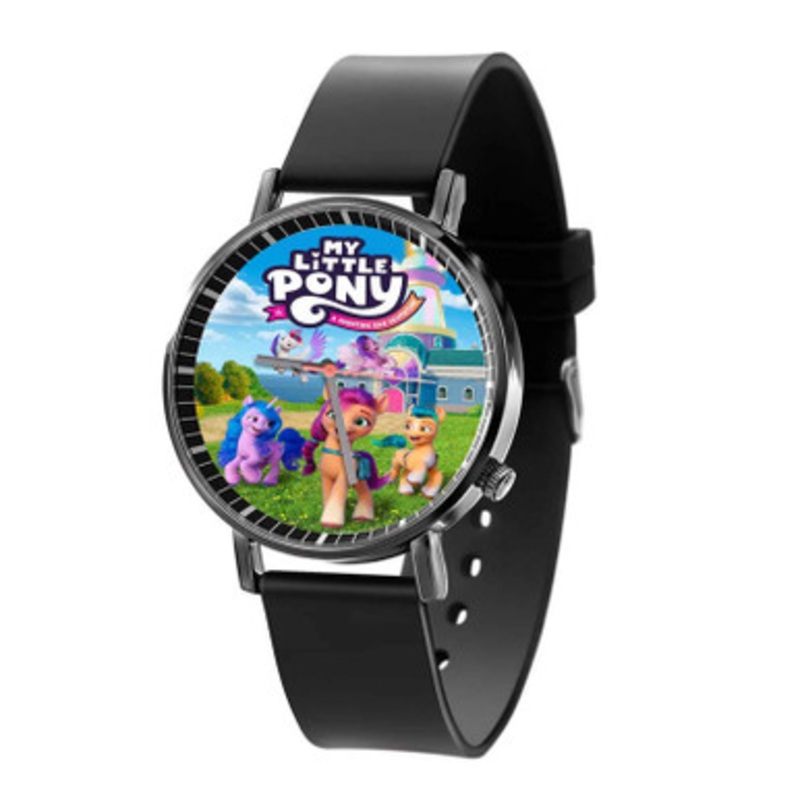 MY LITTLE PONY A Maretime Bay Adventure Black Quartz Watch Unisex With Premium Gift Box