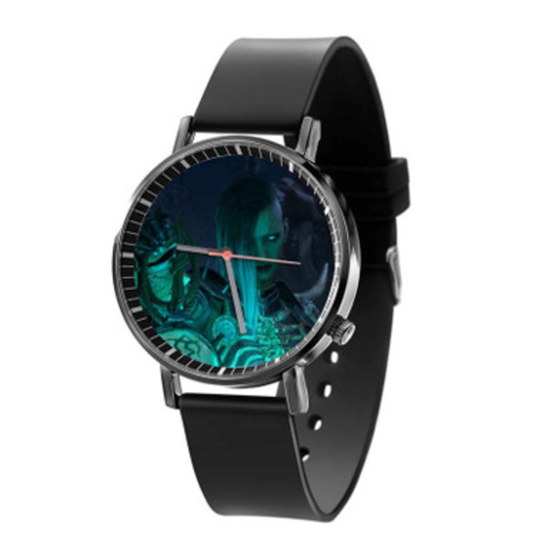 Necromancer Diablo IV Black Quartz Watch Unisex With Premium Gift Box