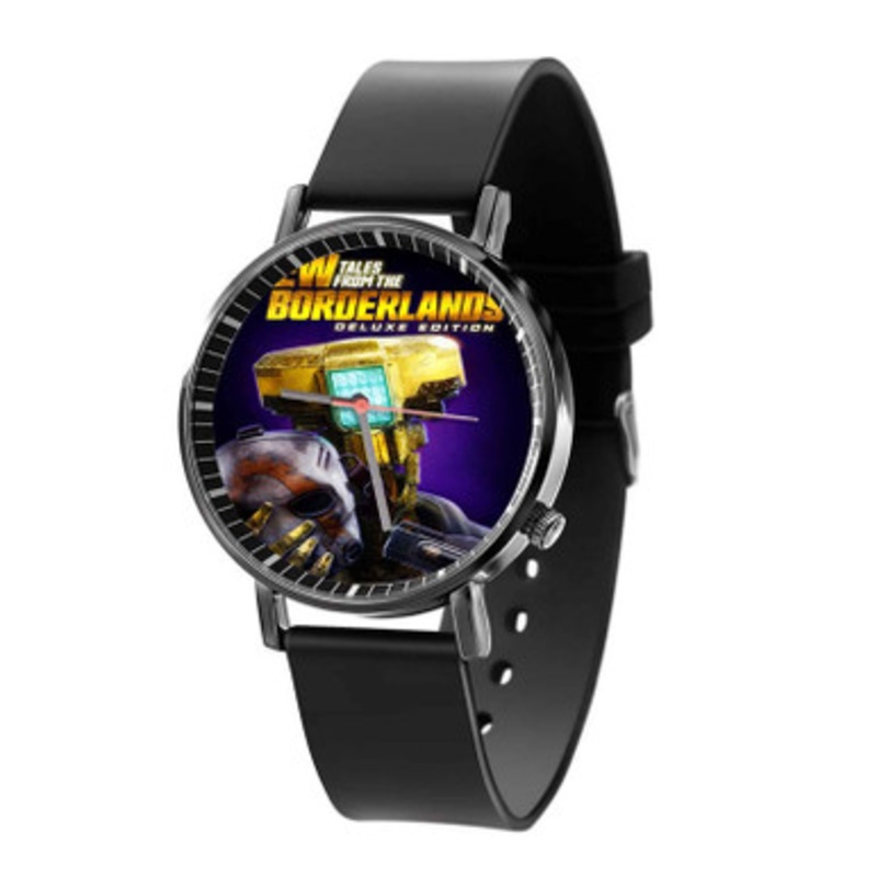 New Tales from the Borderlands Black Quartz Watch Unisex With Premium Gift Box
