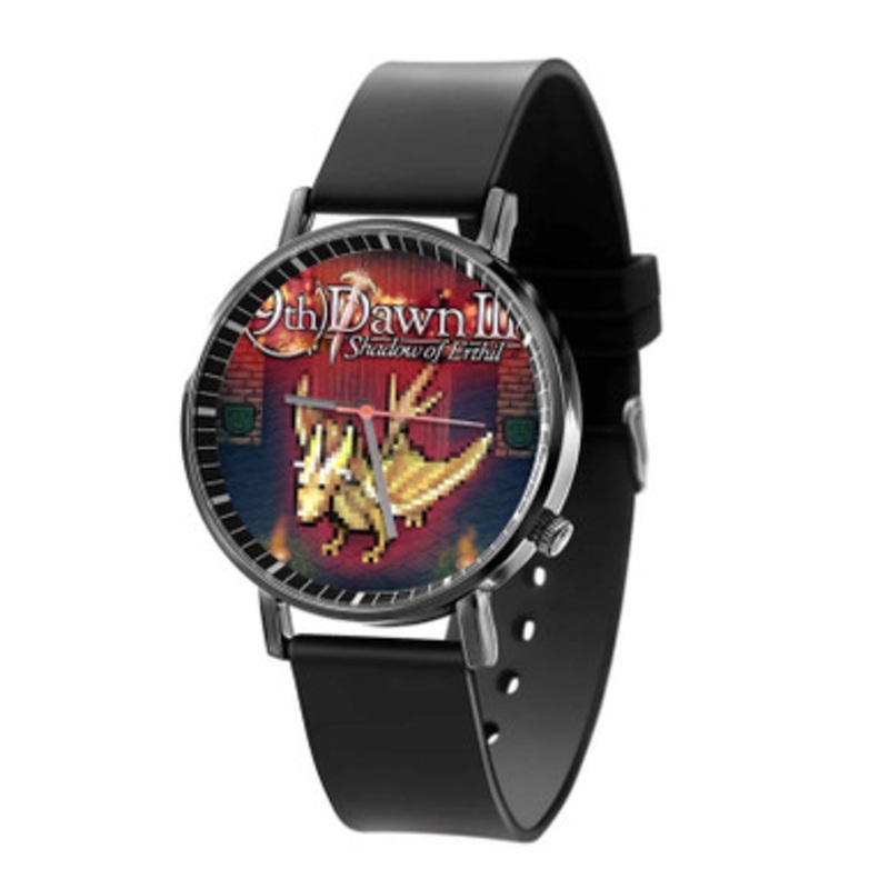 9th Dawn III Black Quartz Watch Unisex With Premium Gift Box
