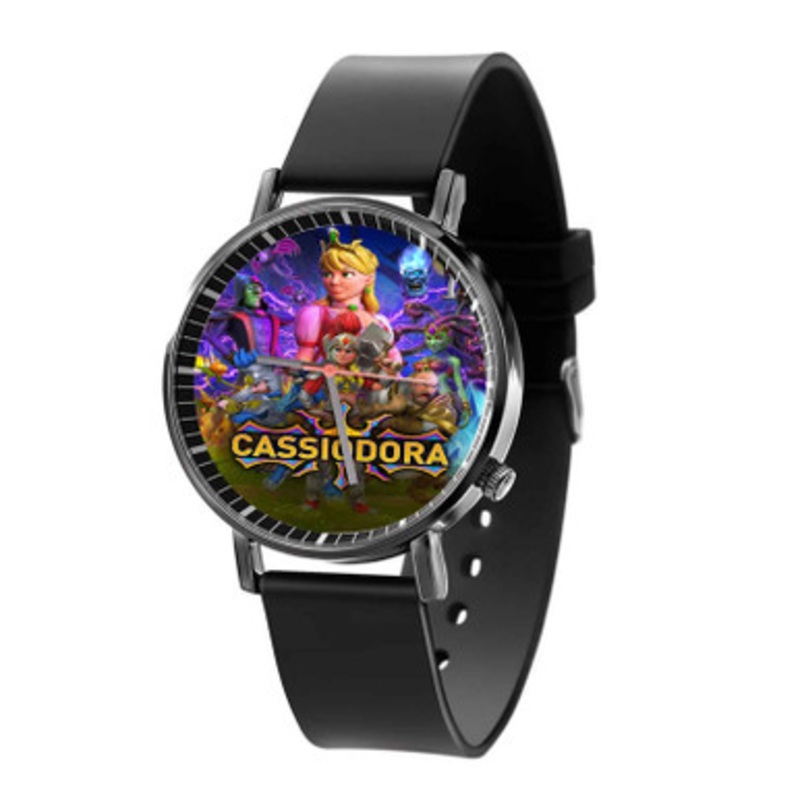 Cassiodora Black Quartz Watch Unisex With Premium Gift Box