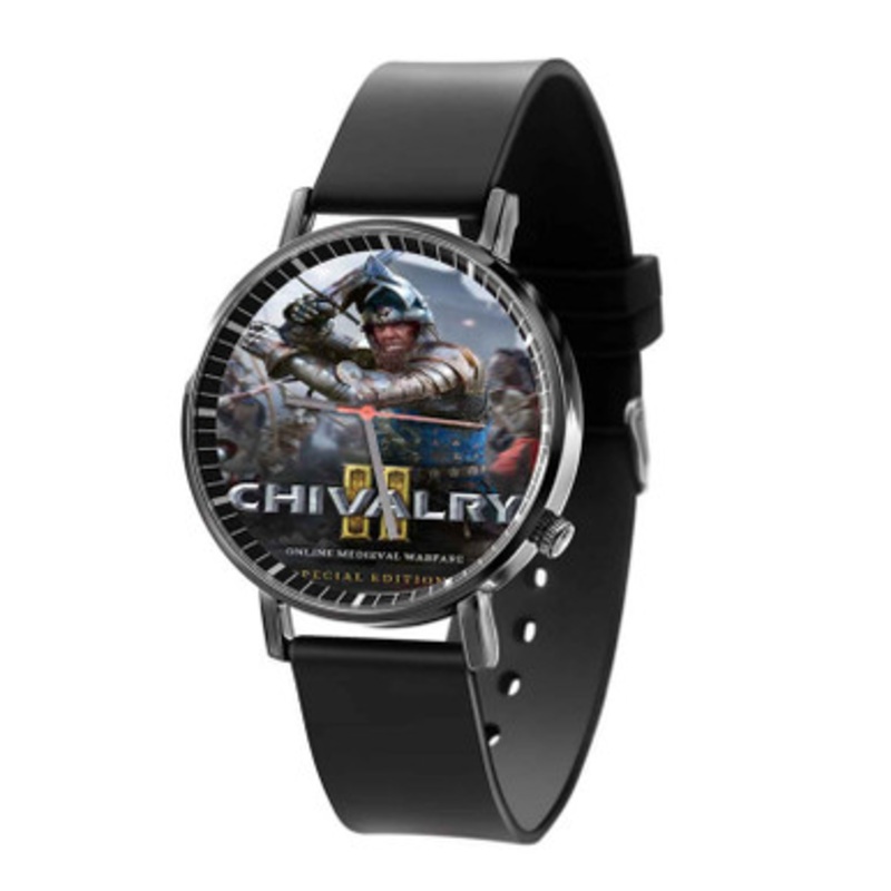 Chivalry 2 Black Quartz Watch Unisex With Premium Gift Box
