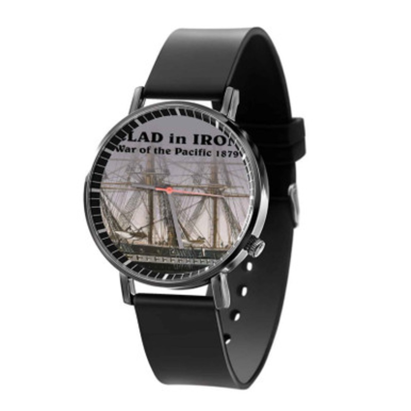 Clad In Iron War of The Pacific 1879 Black Quartz Watch Unisex With Premium Gift Box