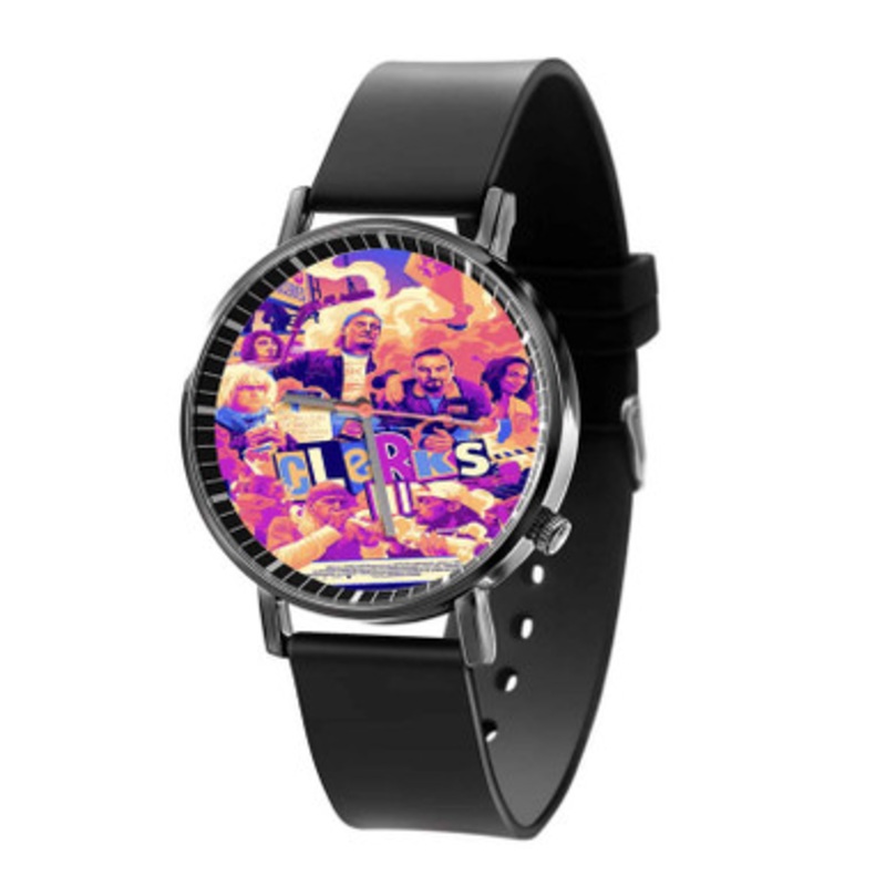 Clerks 3 Art Black Quartz Watch Unisex With Premium Gift Box