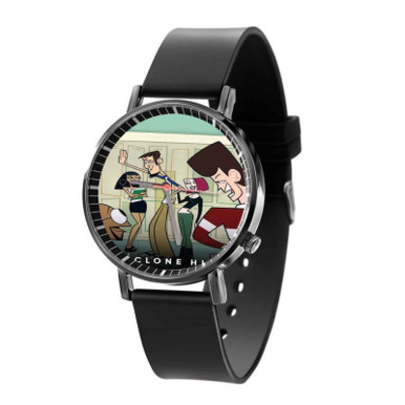 Clone High Black Quartz Watch Unisex With Premium Gift Box