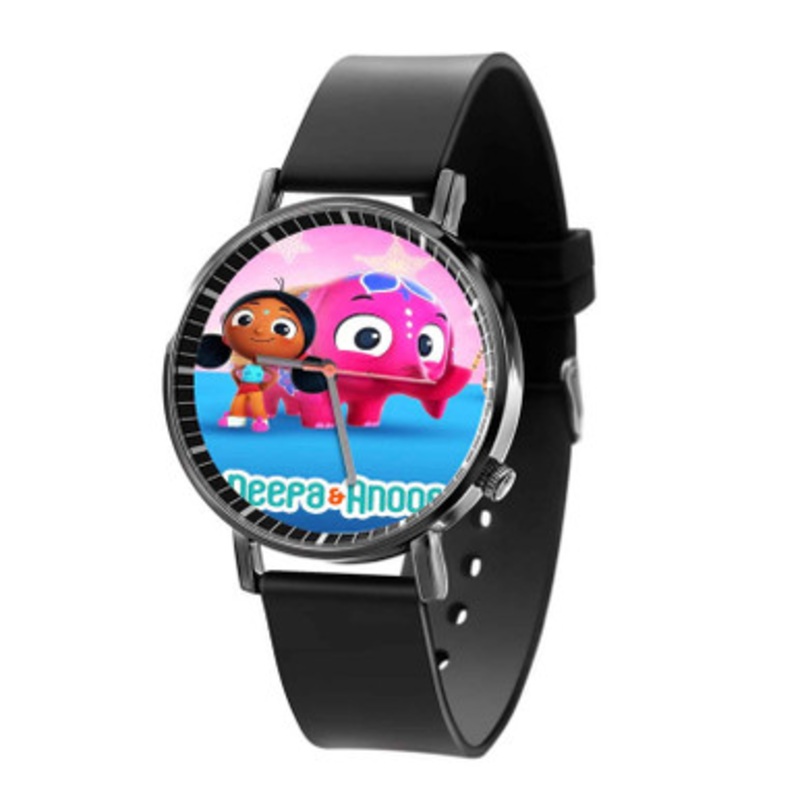 Deepa Anoop Black Quartz Watch Unisex With Premium Gift Box