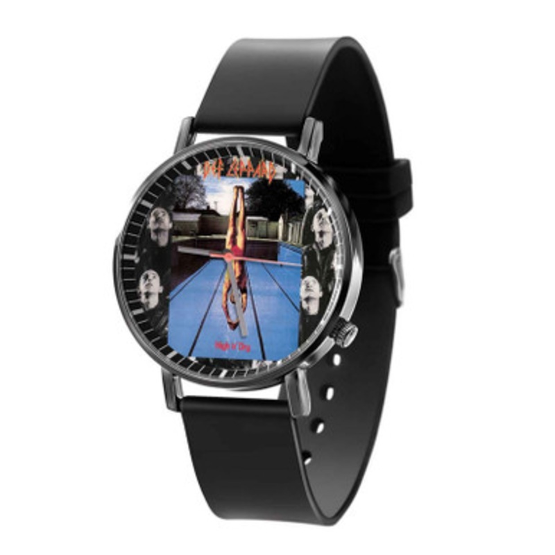 Def Leppard High n Dry 1981 Black Quartz Watch Unisex With Premium Gift Box