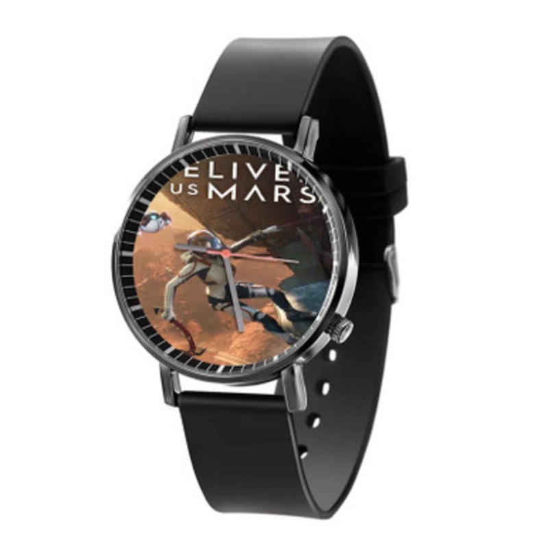 Deliver Us Mars Black Quartz Watch Unisex With Premium Gift Box