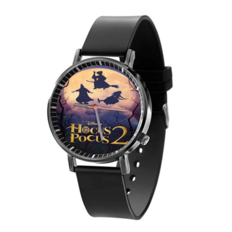 Disney Hocus Pocus 2 Black Quartz Watch Unisex With Premium Gift Box