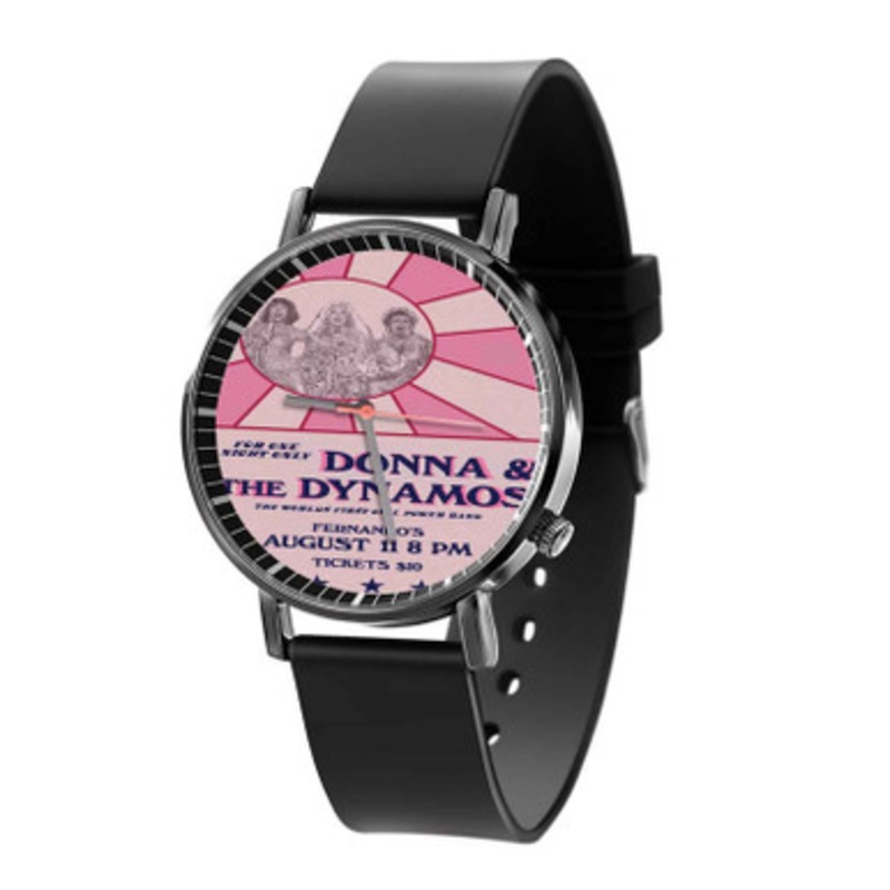 Donna and The Dynamos Black Quartz Watch Unisex With Premium Gift Box