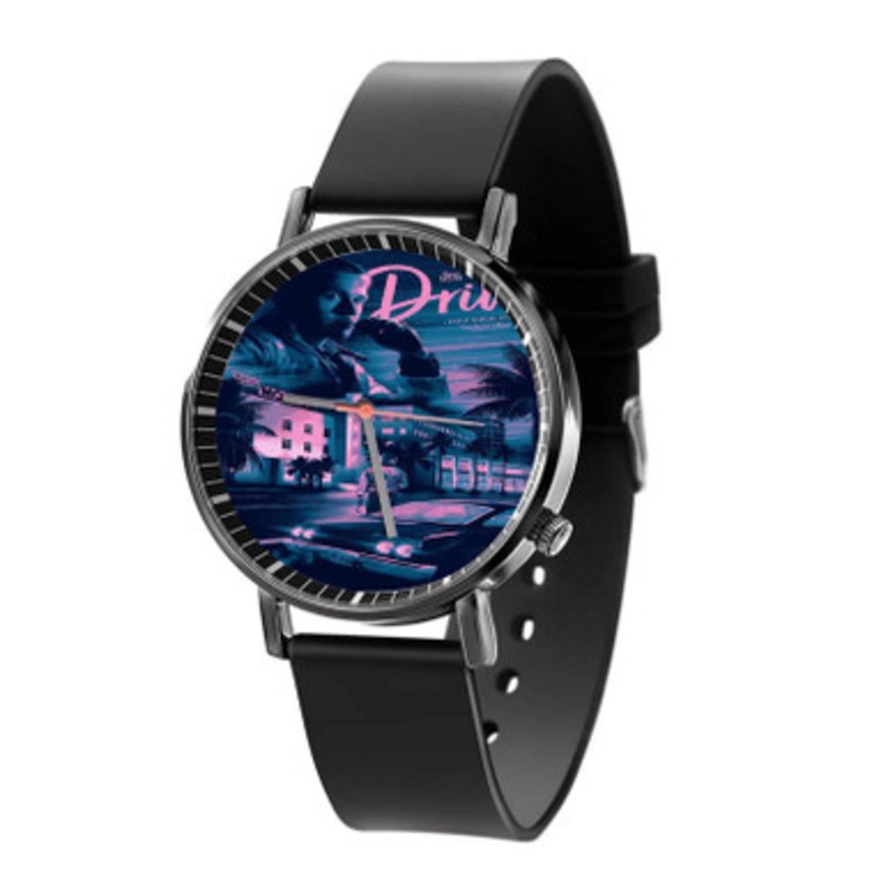 Drive Movie Black Quartz Watch Unisex With Premium Gift Box
