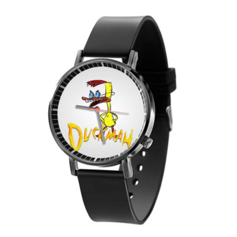 Duckman Black Quartz Watch Unisex With Premium Gift Box
