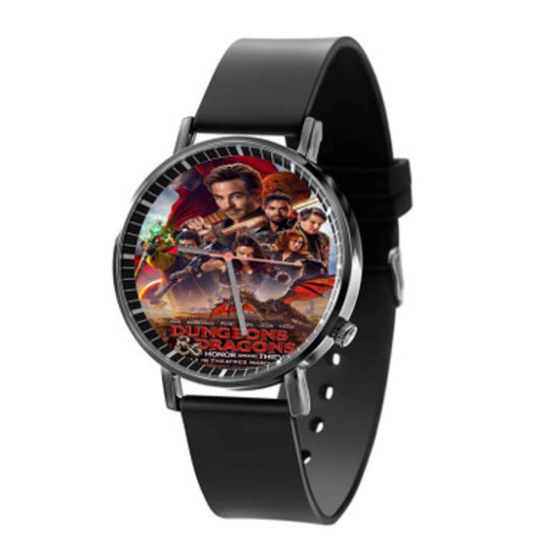 Dungeons Dragons Honor Among Thieves Movie Black Quartz Watch Unisex With Premium Gift Box