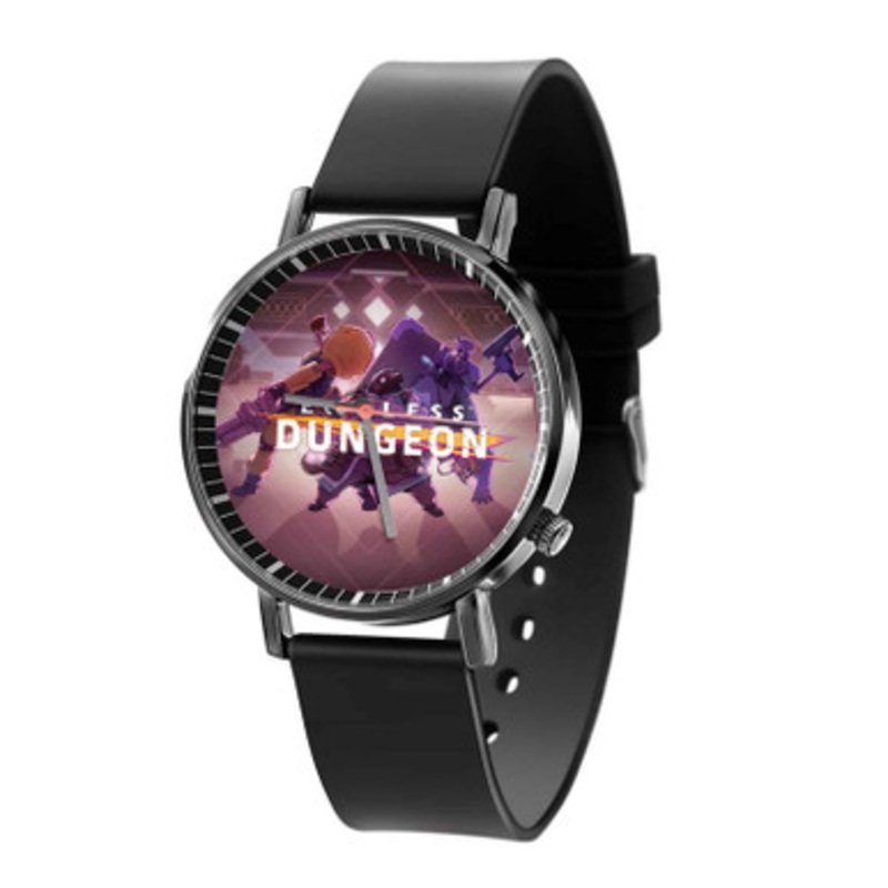 Endless Dungeon Black Quartz Watch Unisex With Premium Gift Box