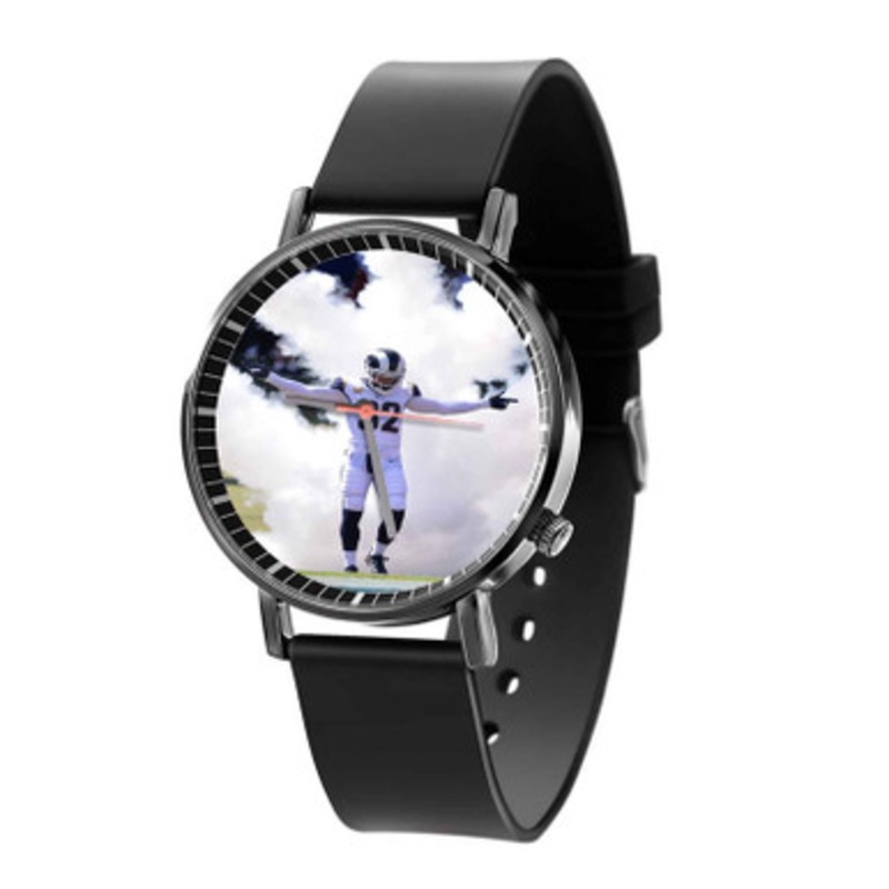Eric Weddle Black Quartz Watch Unisex With Premium Gift Box