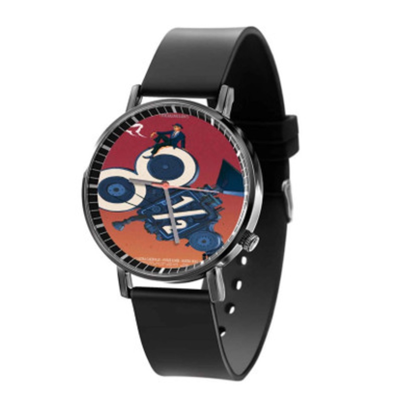 Federico Felini 8 1 2 Black Quartz Watch Unisex With Premium Gift Box
