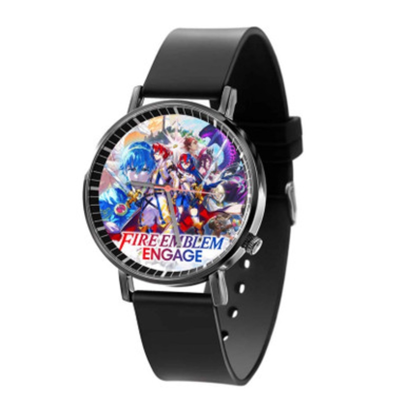 Fire Emblem Engage Black Quartz Watch Unisex With Premium Gift Box