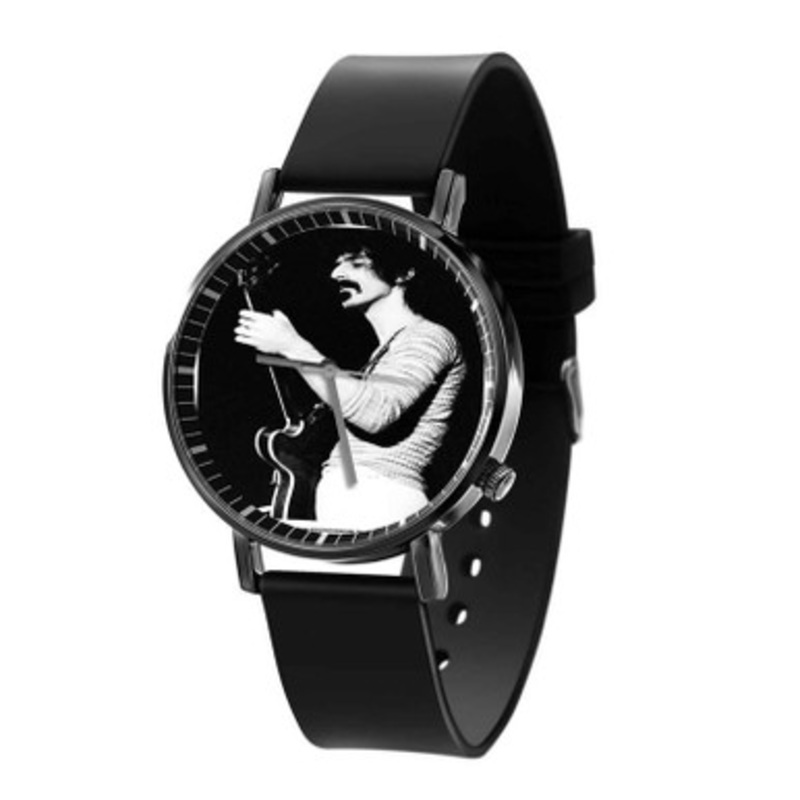 Frank Zappa Vintage Black Quartz Watch Unisex With Premium Gift Box