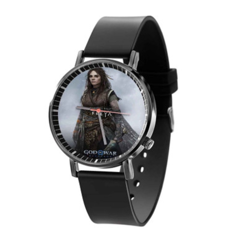 Freya God Of War Ragnarok Black Quartz Watch Unisex With Premium Gift Box