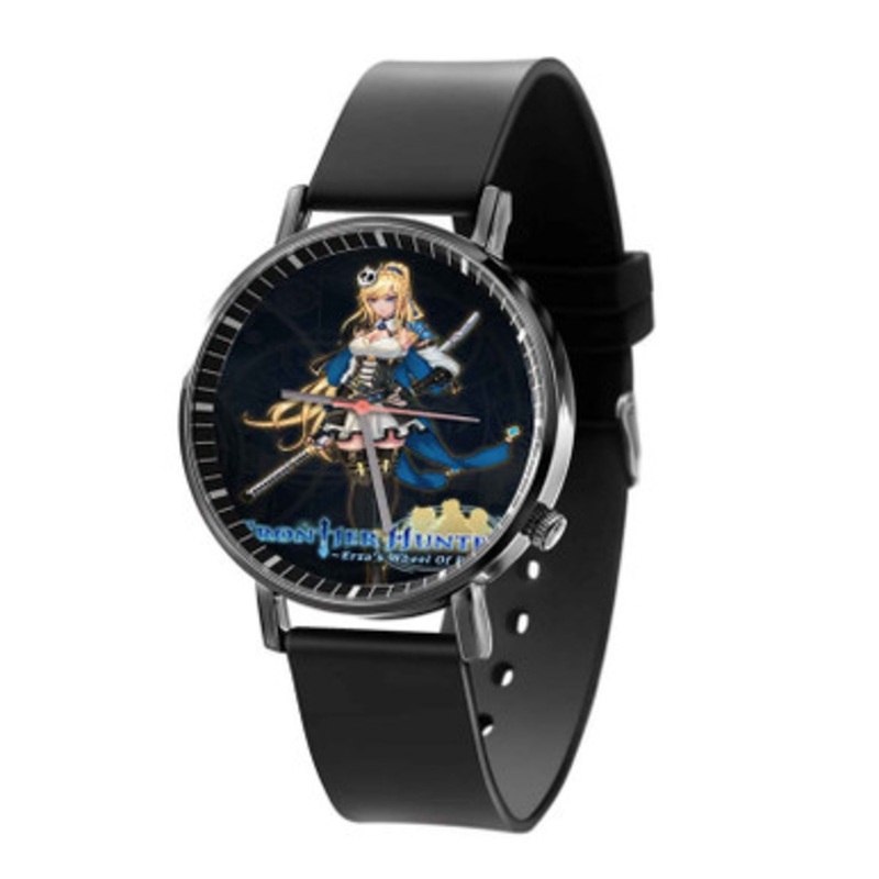 Frontier Hunter Erza s Wheel of Fortune Black Quartz Watch Unisex With Premium Gift Box