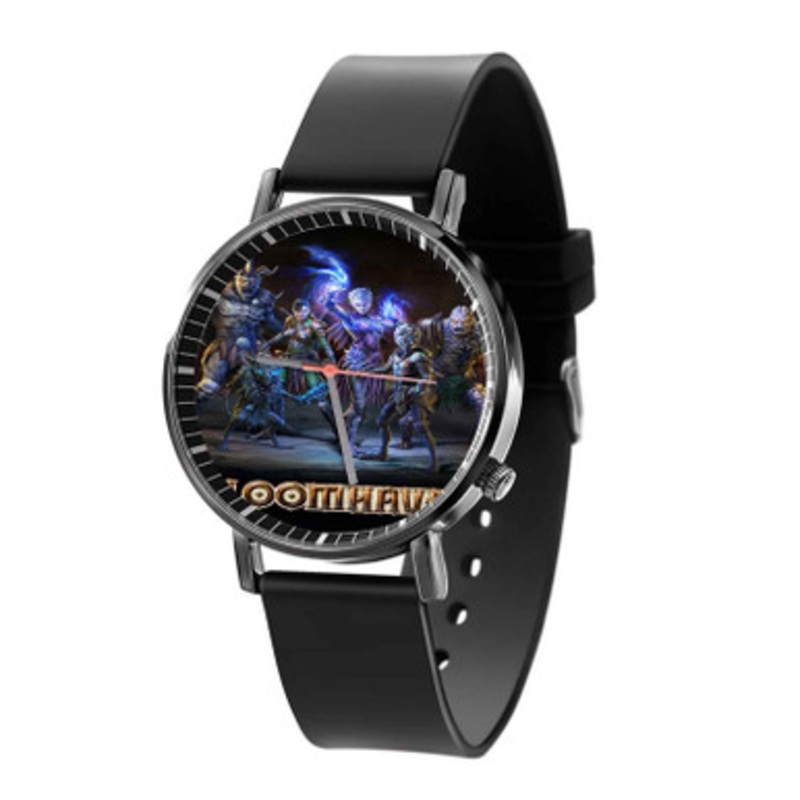 Gloomhaven Black Quartz Watch Unisex With Premium Gift Box