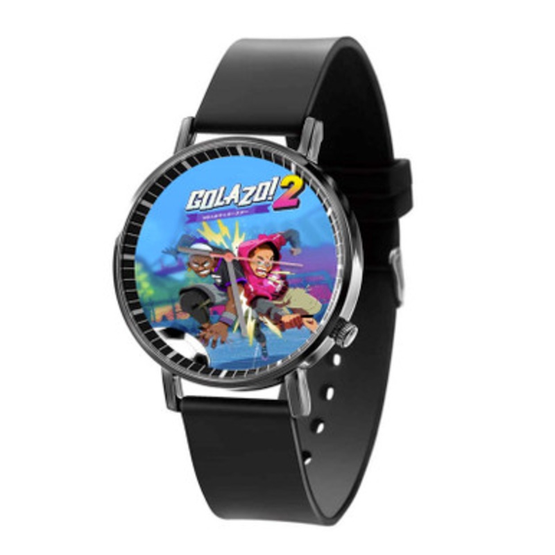 Golazo 2 Black Quartz Watch Unisex With Premium Gift Box