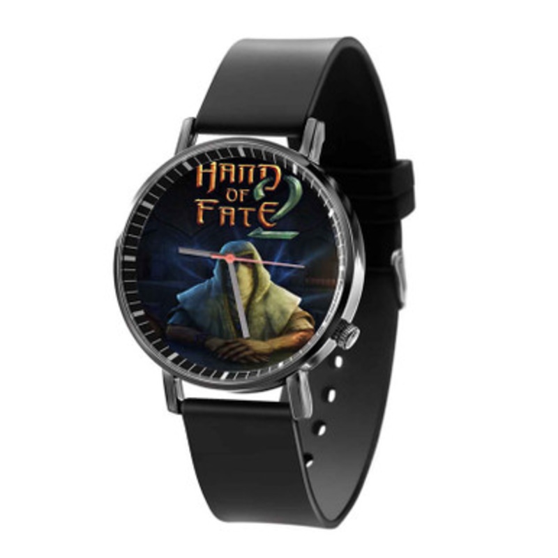 Hand of Fate 2 Black Quartz Watch Unisex With Premium Gift Box