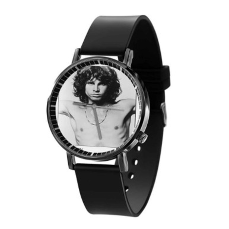 Jim Morrison Black Quartz Watch Unisex With Premium Gift Box
