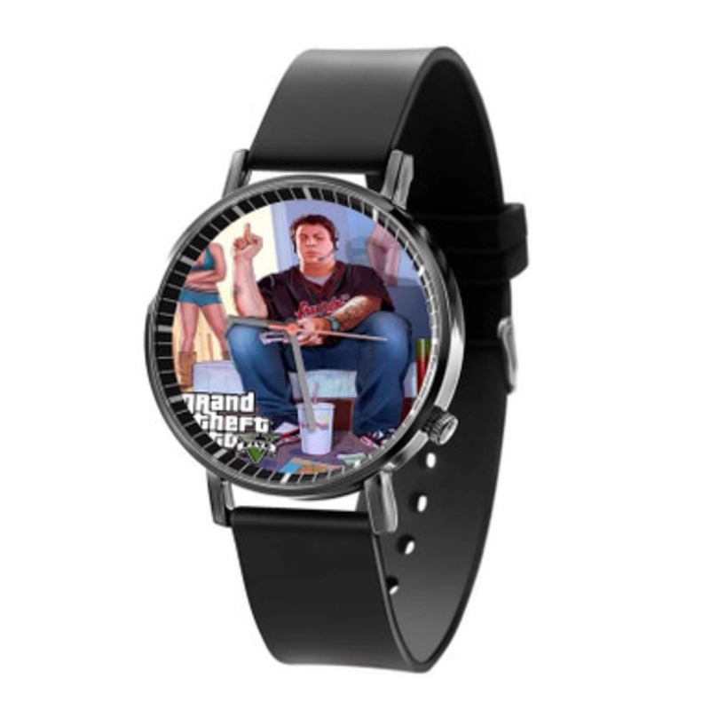 Jimmy De Santa Grand Theft Auto V Black Quartz Watch Unisex With Premium Gift Box