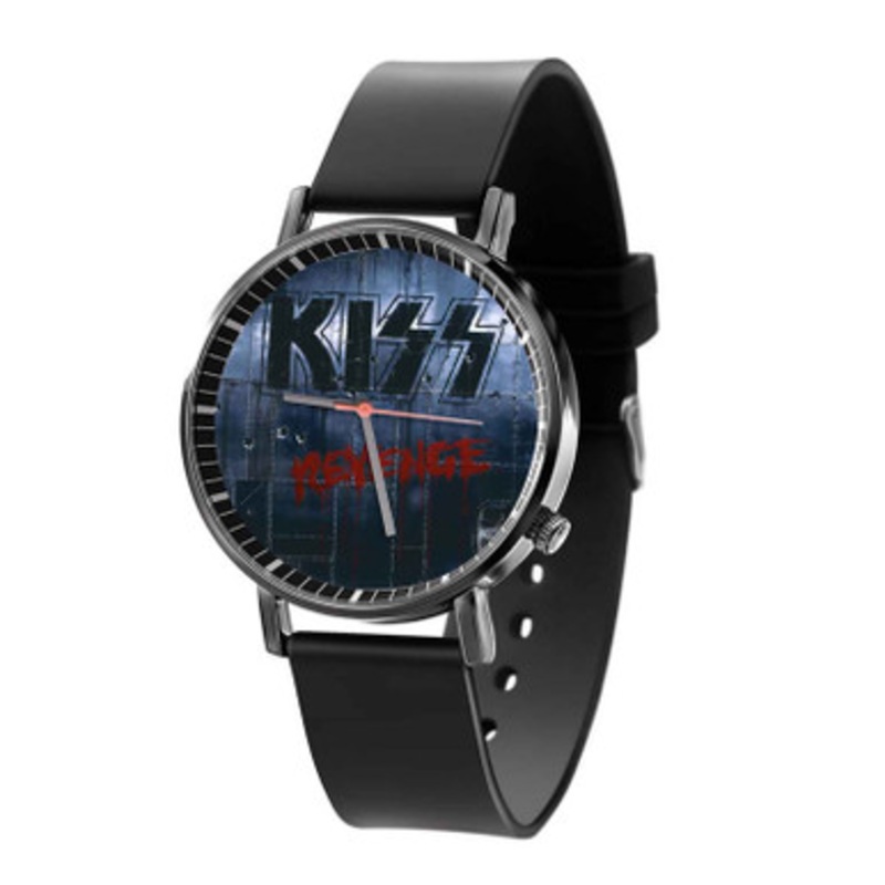 Kiss Revenge 1992 Black Quartz Watch Unisex With Premium Gift Box