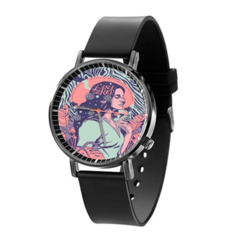 Lana Del Rey Colombia Black Quartz Watch Unisex With Premium Gift Box