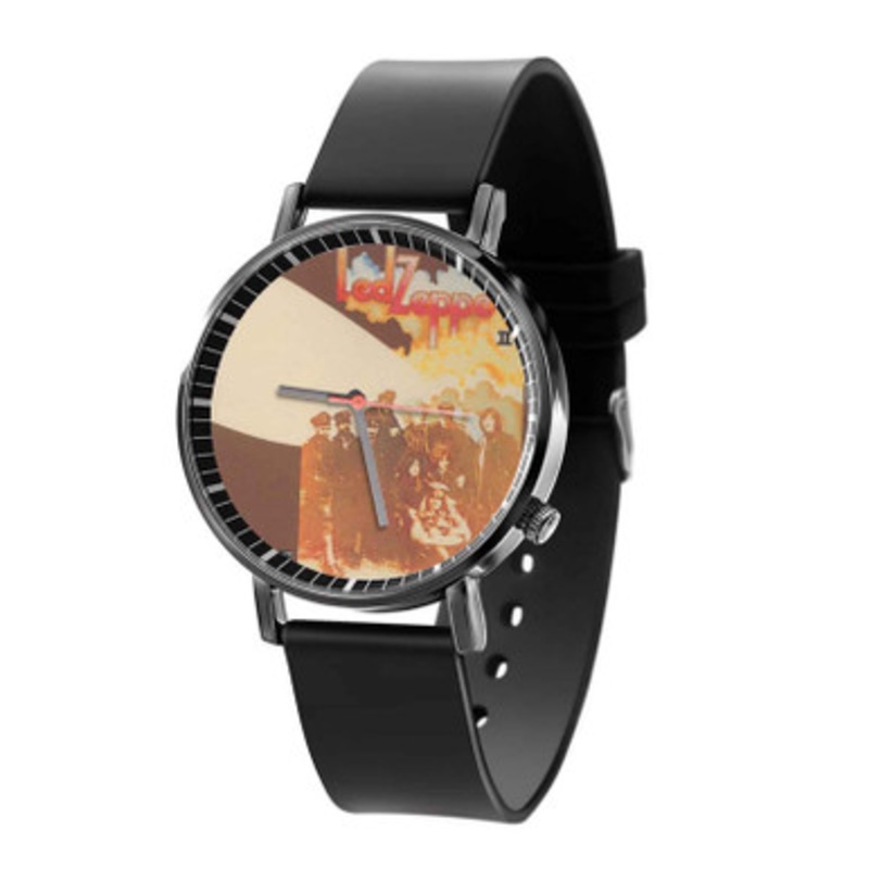 Led Zeppelin II 1969 Black Quartz Watch Unisex With Premium Gift Box