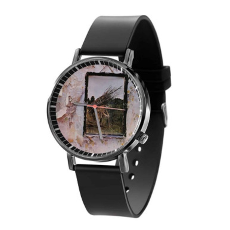 Led Zeppelin IV 1971 Black Quartz Watch Unisex With Premium Gift Box