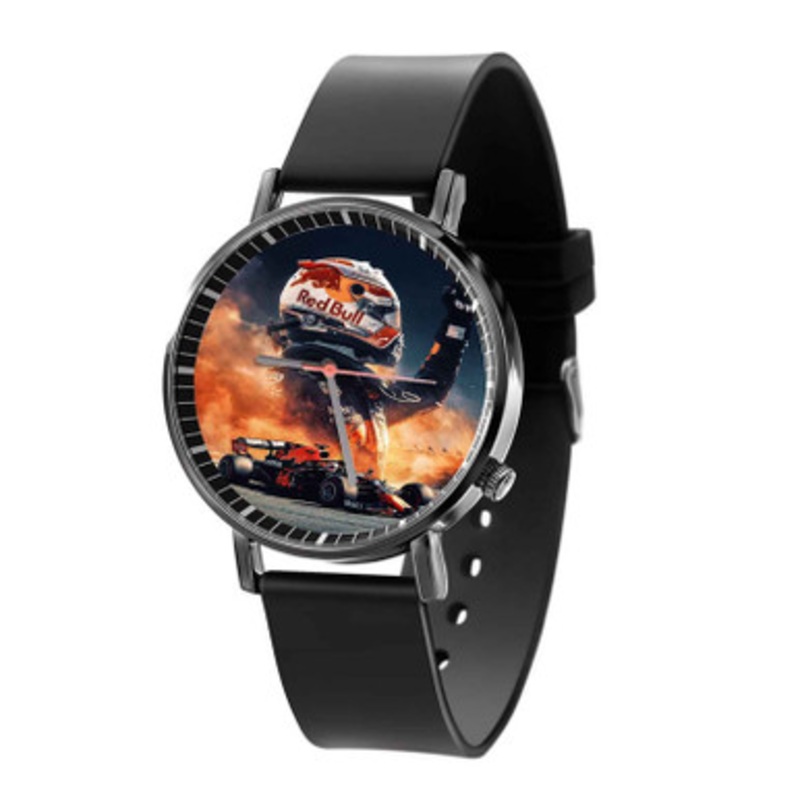 Max Verstappen F1 Black Quartz Watch Unisex With Premium Gift Box
