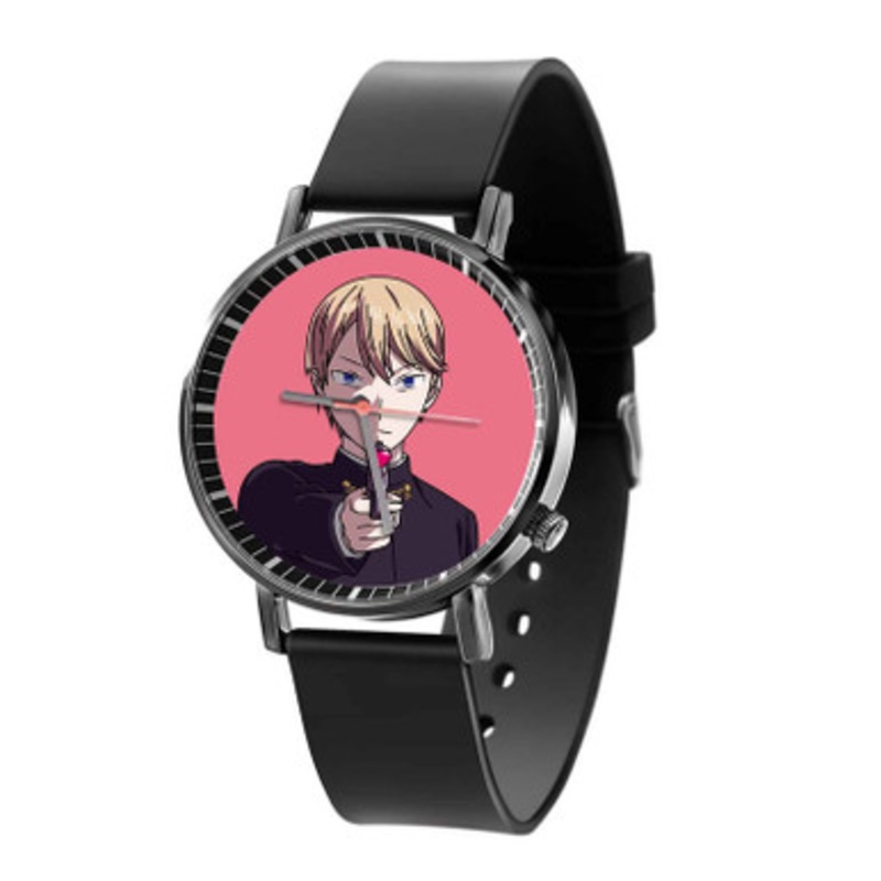 Miyuki Shirogane Kaguya sama Black Quartz Watch Unisex With Premium Gift Box