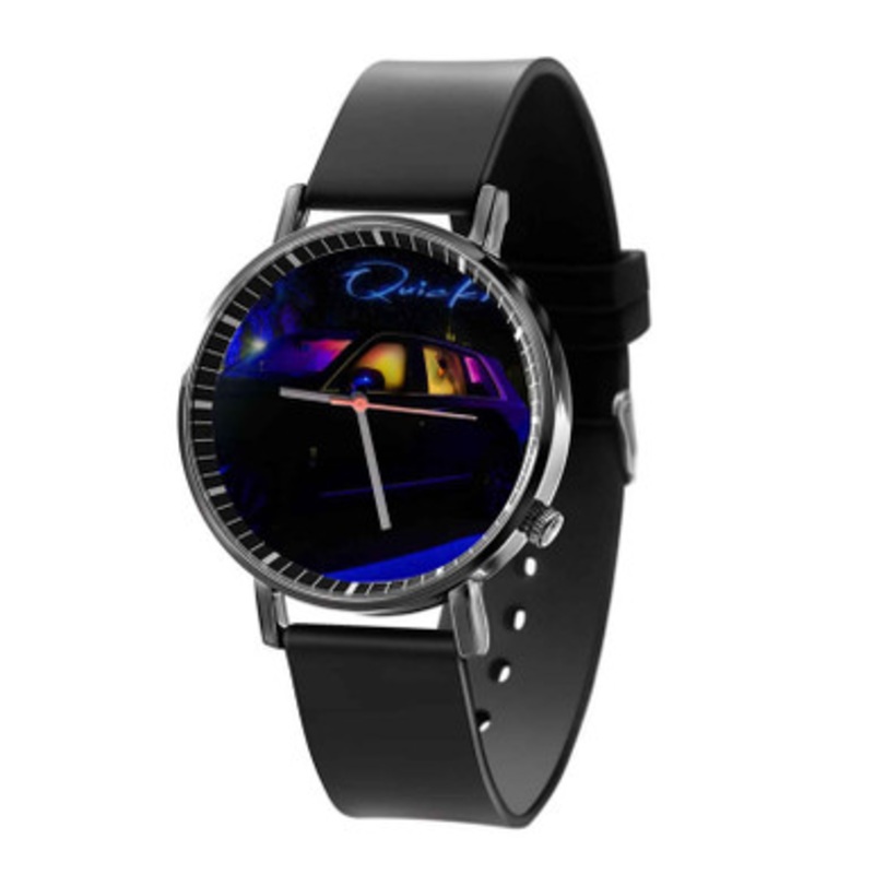 Money Bagg Yo Quickie Black Quartz Watch Unisex With Premium Gift Box