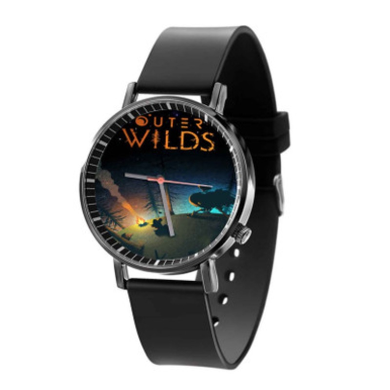 Outer Wilds Black Quartz Watch Unisex With Premium Gift Box