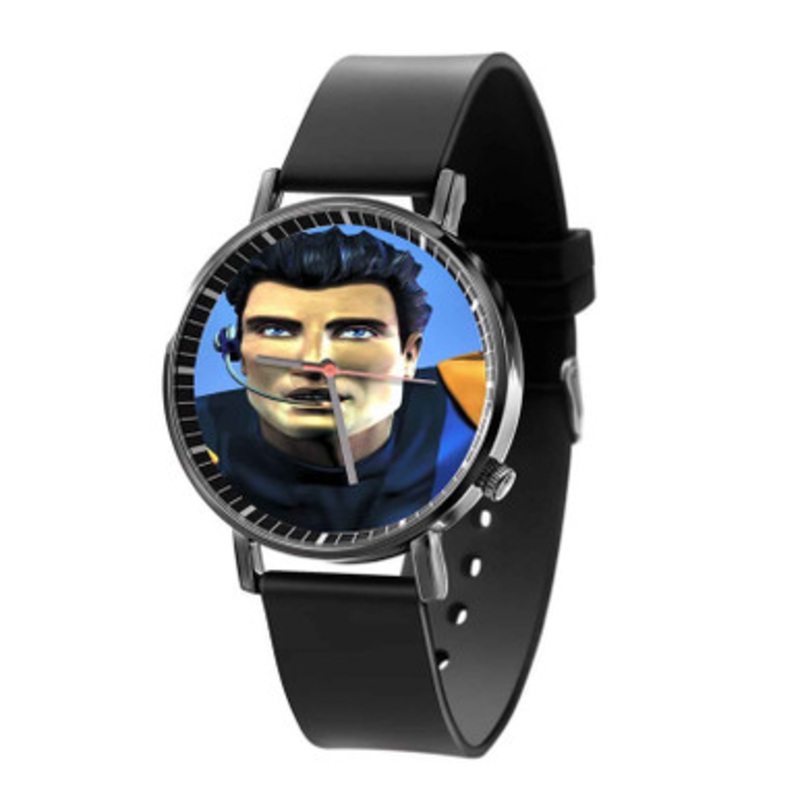 Action Man Black Quartz Watch Unisex With Premium Gift Box