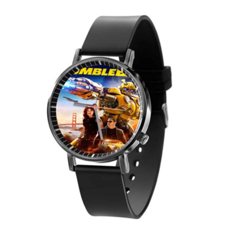 Bumblebee Movie Black Quartz Watch Unisex With Premium Gift Box